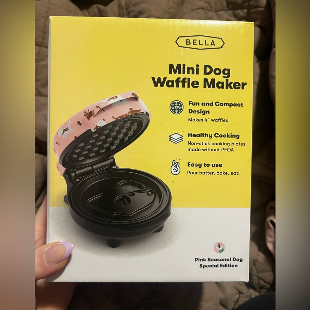 Brand New - Bella Mini Dog Waffle Maker
